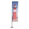 Beachflag Alu Square Print 60 x 155 cm doppelseitig - 1