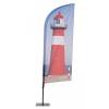 Beach Flag Alu Wind Print 86 x 337 cm - ECO - 0