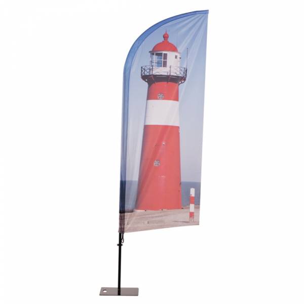 Beach Flag Alu Wind Print 86 x 388 cm - ECO