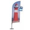 Beachflag Alu Wind Print 86 x 439 cm doppelseitig - 1