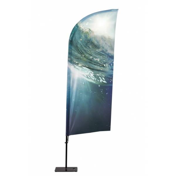 Beachflag Alu Wind 205cm Total Height Luxurious Ba