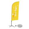 Beachflag Alu Wind Komplett-Set Frischer Saft Deutsch ECO - 2