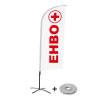 Beachflag Alu Wind Komplett-Set Erste Hilfe Deutsch - 4