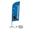 Beachflag Alu Wind Komplett-Set Winterreifen Niederländisch Kreuzständer - 2