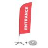 Beachflag Alu Wind Komplett-Set Eingang Grau Deutsch - 6