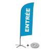 Beachflag Alu Wind Komplett-Set Eingang Blau Deutsch - 10