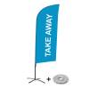 Beachflag Alu Wind Komplett-Set Take Away Grün - 9