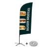 Beachflag Alu Wind Komplett-Set Sandwiches Englisch - 3