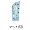 Beachflag Alu Wind Komplett-Set Frischer Fisch Englisch - 2