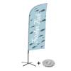 Beachflag Alu Wind Komplett-Set Frischer Fisch Englisch - 3