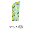 Beachflag Alu Wind Komplett-Set Smoothies Wassermelone - 0