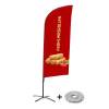 Beachflag Alu Wind Komplett-Set Frühlingsrollen Französisch - 2