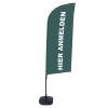 Beachflag Alu Wind Komplett-Set Hier Anmelden Blau Englisch - 14