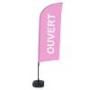 Beachflag Alu Wind Komplett-Set Geöffnet Pink Deutsch - 17