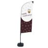 Beachflag Alu Wind Komplett-Set Kaffee To Go Deutsch - 0