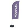 Beachflag Alu Wind Komplett-Set Neu Türkis Englisch - 28