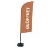 Beach Flag Alu Wind Set 310 With Water Tank Design Open - 19
