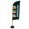 Beachflag Alu Wind Komplett-Set Sandwiches Englisch ECO - 4