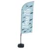 Beachflag Alu Wind Komplett-Set Frischer Fisch Deutsch - 9