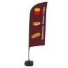 Beachflag Alu Wind Komplett-Set Snacks Deutsch - 6