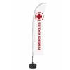 Beach Flag Budget Wind Complete Set First Aid Spanish ECO - 1