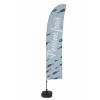 Beach Flag Budget Wind Komplettset Frischer Fisch Französisch - 2