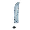 Beach Flag Budget Wind Komplettset Frischer Fisch Französisch - 3