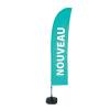 Beach Flag Budget Wind Complete Set New Turquoise Spanish - 15