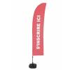 Beach Flag Budget Wind Complete Set Sign In Red Spanish - 7