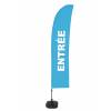 Beach Flag Budget Wind Komplettset Eingang Blau Französisch - 9