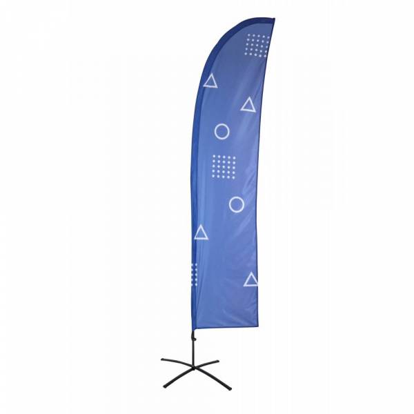 Beach Flag Budget Wind Small Print - ECO