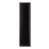 Kreidetafel Holz, flacher Rahmen, teak, 60x80 - 1