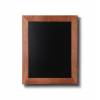 Kreidetafel Holz, flacher Rahmen, teak, 60x80 - 17