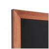 Kreidetafel Holz, flacher Rahmen, teak, 60x80 - 35