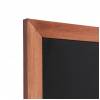 Kreidetafel Holz, flacher Rahmen, teak, 40x120 - 32