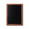 Kreidetafel Holz, flacher Rahmen, teak, 60x80 - 31