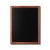 Kreidetafel Holz, flacher Rahmen, teak, 60x80 - 32