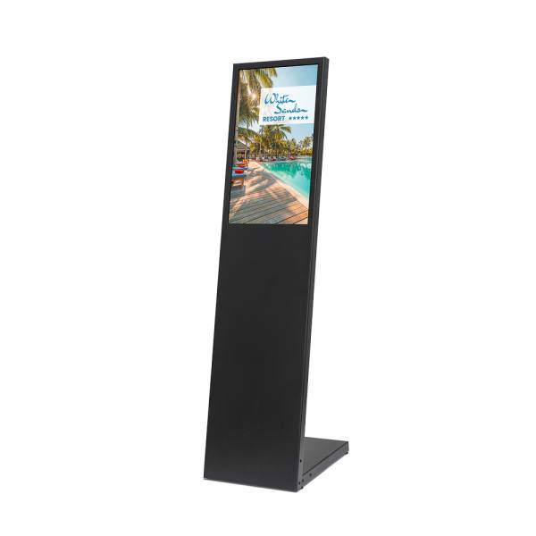 Digital Signage L-stand Nova 24", RAL9005JS