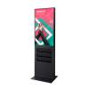 Smart Line Digitale Infostele Regal 6 x A4 Mit 43" Samsung-Bildschirm Schwarz - 0