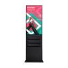 Smart Line Digitale Infostele Regal 6 x A4 Mit 43" Samsung-Bildschirm Schwarz - 7