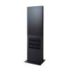 Smart Line Digitale Infostele Regal 6 x A4 Mit 43" Samsung-Bildschirm Schwarz - 10