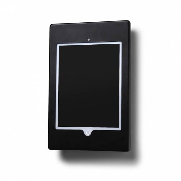 Slimcase Tablet-Halter, Wandmontage, schwarz