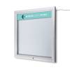 Outdoor Lockable Notice Board LED Topcard - 16