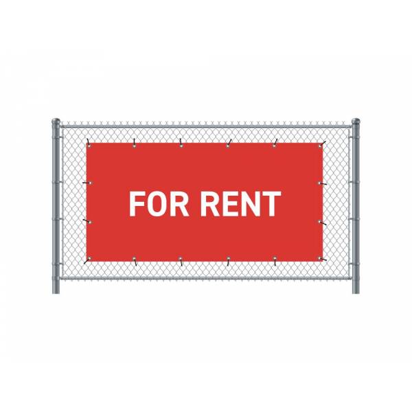 Fence Banner Standard Design Rent