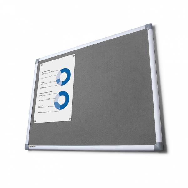 Pintafel Filz 90x180, grau