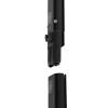 FlexFrame Wand 100 x 230 cm Schwarz (incl. Extension Set 30 cm) - 78