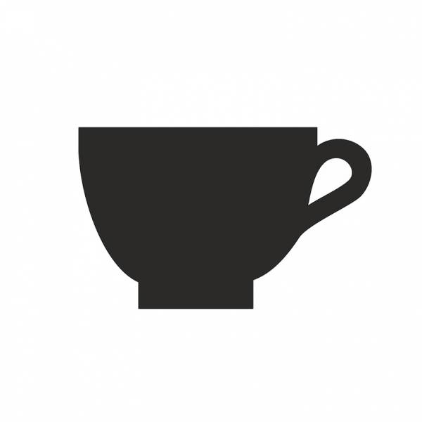 Kreidetafel-Aufsteller Kaffee