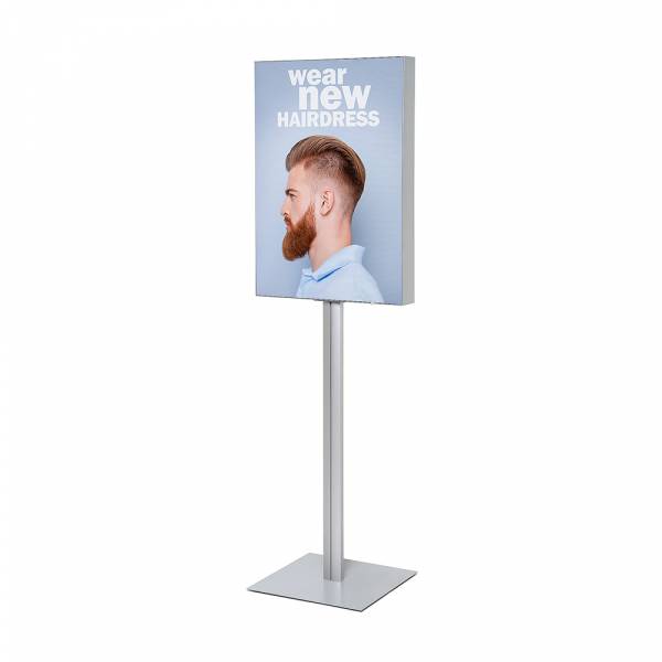 LED Textilspannrahmen Info Pole