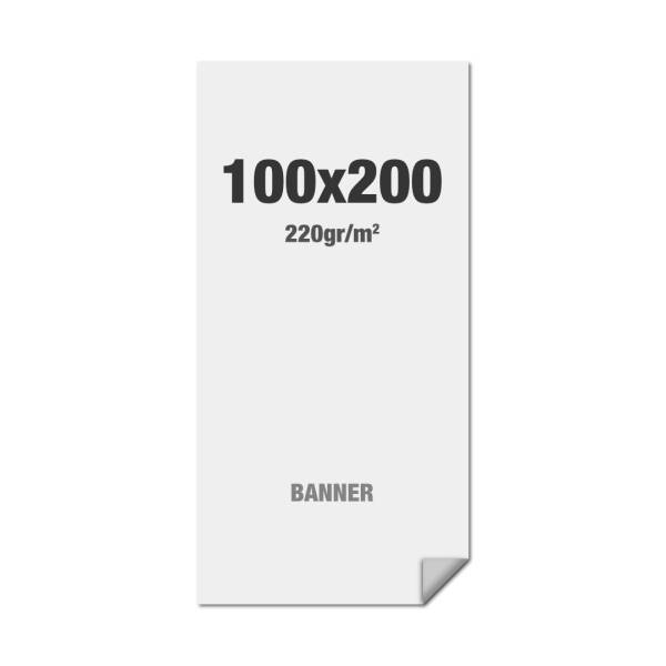 Premium Banner No-curl PP Folie 220g/m2, matte Oberfläche, 1000x2000mm