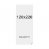 Premium Banner No-curl PP Folie 220g/m2, matte Oberfläche, 594x1682mm - 9